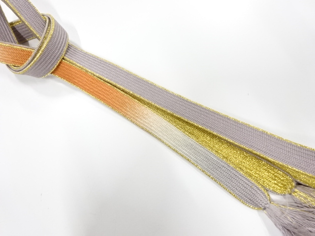 正絹　手組帯締め